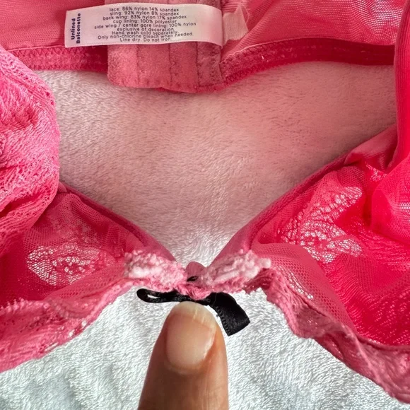 Cacique Pink Unlined Balconette 38DD - Picture 11 of 11
